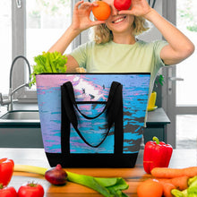 Cargar imagen en el visor de la galería, Bolsa de la Compra Térmica Personalizada Reutilizable y Plegable
