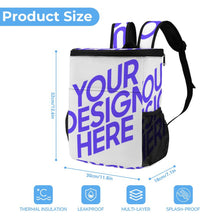 Cargar imagen en el visor de la galería, Mochila Ice Pack 0536 personalizado con patrón foto texto
