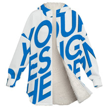 Cargar imagen en el visor de la galería, Sudadera con capucha de doble capa para mujer MWL507 personalizado con patrón foto texto (impresión de imagen única)
