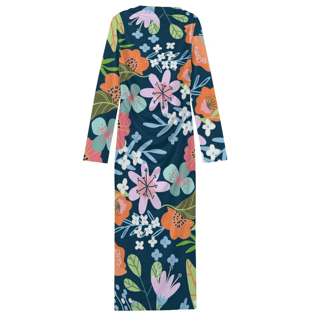 Vestido Largo Plisado Personalizado | Regalo Aniversario Novia