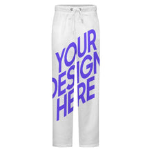 Cargar imagen en el visor de la galería, Pantalones de pijama holgados de felpa para hombre LM217 (Varios estampados delante y detrás) personalizado con patrón foto texto
