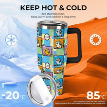 Cargar imagen en el visor de la galería, Termo Personalizado de 40oz con Asa y Base para Portavasos

