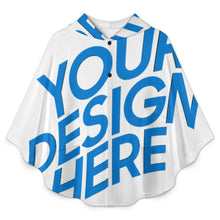 Cargar imagen en el visor de la galería, Manta con capucha unisex NDP08 personalizado con patrón foto texto (impresión de imagen única)
