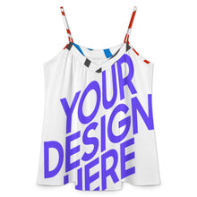 Cargar imagen en el visor de la galería, Camisetas de tirantes personalizadas para mujer A69K con patrón foto texto (impresión de imágenes múltiples)
