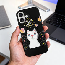 Cargar imagen en el visor de la galería, Mobile Phone Case for Apple IPhone 18 Cat, Heart, Elegance
