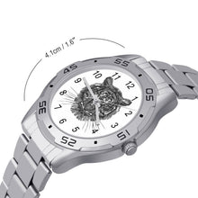 Cargar imagen en el visor de la galería, Reloj de Acero Inoxidable Personalizado | Diseño Business Casual
