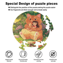 Cargar imagen en el visor de la galería, Puzzle de Madera Personalizado | Rompecabezas Animales Ocultos | Regalo DIY

