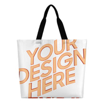 Cargar imagen en el visor de la galería, Bolso Tote Grande XB0601059 con Asa para Mujer personalizado con patrón foto texto (impresión de imágenes múltiples)
