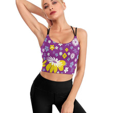 Cargar imagen en el visor de la galería, Top de Yoga Mujer Personalizable | Sujetador Deportivo Crop Sin Aros
