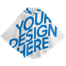 Cargar imagen en el visor de la galería, Manta con capucha unisex NDP08 personalizado con patrón foto texto (impresión de imagen única)
