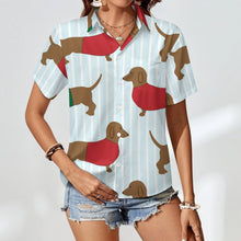 Cargar imagen en el visor de la galería, Camisa Elástica con Cuello Mao para Hombre | Personalizable con Diseño
