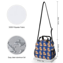 Cargar imagen en el visor de la galería, Lonchera Térmica Personalizada Tipo Bandolera | Bolsa de Almuerzo Crossbody
