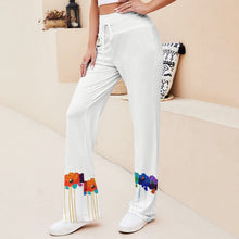 Cargar imagen en el visor de la galería, Pantalón Yoga Recto con Cordón | Pantalón Chándal Mujer Holgado
