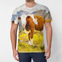 Cargar imagen en el visor de la galería, Camiseta Personalizada de Seda de Hielo para Hombre | Tu Diseño
