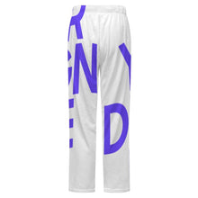 Cargar imagen en el visor de la galería, Pantalón de pijama holgado de felpa para hombre LM071 personalizado con patrón foto texto (impresión de imagen única)
