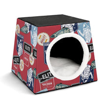Cargar imagen en el visor de la galería, Cama Cápsula para Gatos Personalizada | Cueva Oxford Impermeable
