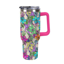 Cargar imagen en el visor de la galería, Vaso Térmico Gigante Personalizado de 40oz en Acero Inoxidable con Pajita
