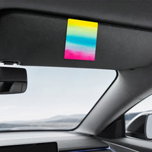 Cargar imagen en el visor de la galería, Car Sun Visor Clip Yellow &amp; Blue &amp; Pink Watercolor Style 10x8cm
