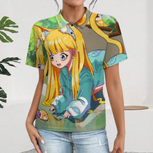 Cargar imagen en el visor de la galería, Polo Piqué Mujer Personalizable con Botones | Manga Corta Único
