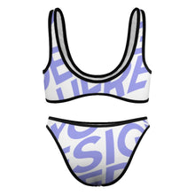 Cargar imagen en el visor de la galería, Bikini Conjunto Traje de Baño Sexy Suave Verano Playa de 2 piezas para mujer S99D54 Personalizado con Impresión Completa de una imagen con Foto Logo Patrón Texto
