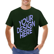 Cargar imagen en el visor de la galería, Camiseta Algodón 100% cómodo manga corta suave para hombre FS0803128 Personalizada con Impresión Frontal de una imagen con Foto Logo Patrón Texto
