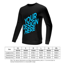 Cargar imagen en el visor de la galería, Sudadera de Algodón cuello redondo Unisex para mujer hombre FS0816000 Personalizada con Impresión Delantera con Foto Logo Patrón Texto
