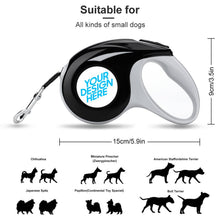 Cargar imagen en el visor de la galería, Correa para Mascotas con Impresión Digital de Diseño Personalizado con Tu Foto o Nombre

