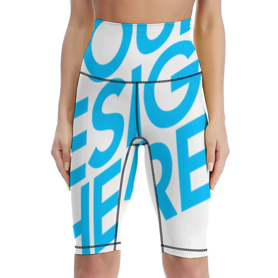 Pantalones Cortos de Yoga Ajustados Mallas de Fitness Deportes YJ047 Personalizados con Impresión Completa con Foto Logo Patrón Texto