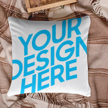 Cargar imagen en el visor de la galería, Cobija cojin estampado doble cara cobija mullida personalizada con fotos texto - Impreso parte dos imagenes idénticas
