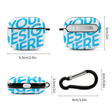 Cargar imagen en el visor de la galería, Funda Protectora para Auriculares Bluetooth Apple AirPods 3 Impresión Completa Personalizada con Fotos Patrón Texto Logotipo

