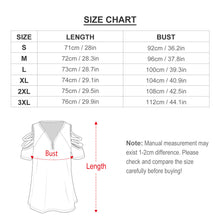 Cargar imagen en el visor de la galería, Blusa / camiseta con cremallera y hombros descubiertos para mujer BE Personalizada con impresión completa de múltiples imágenes con Foto Logo Patrón Texto
