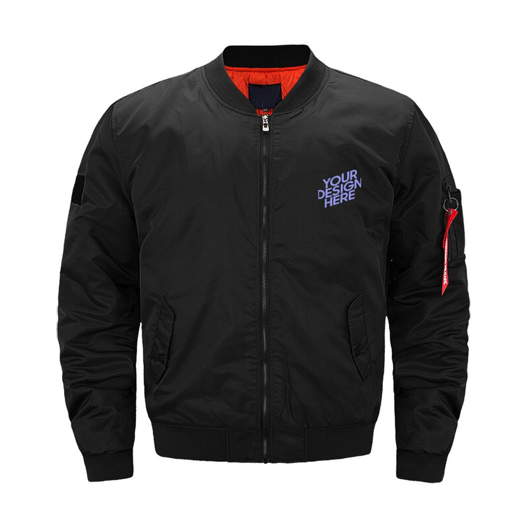 Chaqueta de Fuerza Aérea Casual Unisex para hombre mujer FS0818002 Personalizada Completa de Una Imagen con Foto Logo Patrón Texto