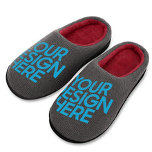 Cargar imagen en el visor de la galería, Pantuflas de Algodón Avanzado para Mujer con Diseño Personalizado Personalizada de Tus Imágenes o Nombres
