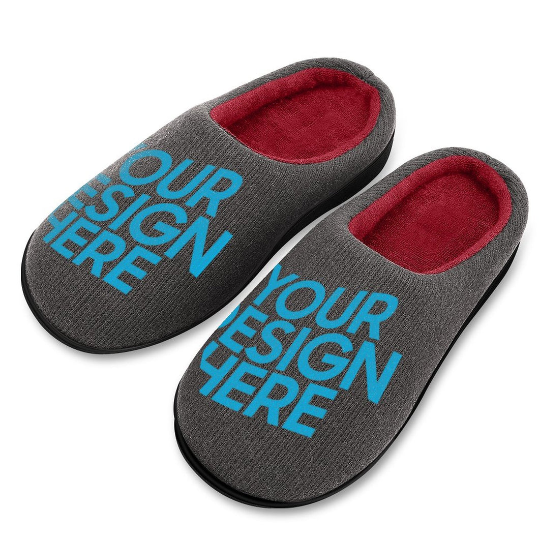 Pantuflas de Algodón Avanzado para Mujer con Diseño Personalizado Personalizada de Tus Imágenes o Nombres