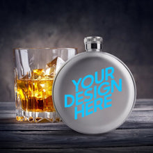 Cargar imagen en el visor de la galería, Petaca de Alcohol (Impresión UV) con Diseño Personalizado Personalizada de Tus Fotos o Nombres

