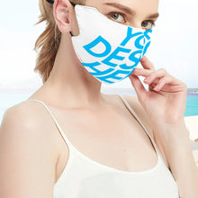 Cargar imagen en el visor de la galería, Máscara / Mascarilla protector solar con filtros de la cara piel para mujer hombre KZ06 Personalizado con Impresión Completa con Foto Logo Patrón Texto
