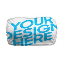 Cargar imagen en el visor de la galería, Bandeau / Top Crop Sin tirantes de Moda para mujer NZ065 Personalizado con Impresión Completa de una imagen con Foto Logo Patrón Texto
