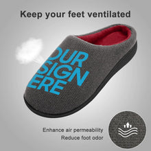 Cargar imagen en el visor de la galería, Pantuflas de Algodón Avanzado para Mujer con Diseño Personalizado Personalizada de Tus Imágenes o Nombres
