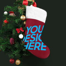 Cargar imagen en el visor de la galería, Calcetines de Navidad de Poliéster con Diseño Personalizado de Tu Texto o Imagen Online
