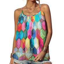 Cargar imagen en el visor de la galería, Camiseta sin Mangas para Mujer Cuello Redondo Tank Tops con Diseño NK Personalizada con Foto Texto o Logo con Múltiple Imágen
