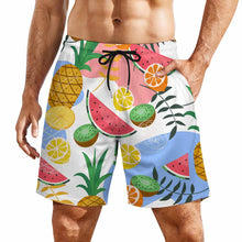 Cargar imagen en el visor de la galería, Traje de Baño para Hombres, pantalones cortos de playa de secado rápido con función de compresión personalizados con impresión completa de una imagen con foto patrón texto
