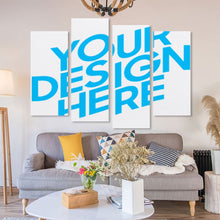 Cargar imagen en el visor de la galería, Cuadro imagen Pintura 4 paneles colgantes diseño cuádruple de una sola imagen (combinación vertical) GY0903228 Personalizado Personalizada con Foto, Texto o Logo

