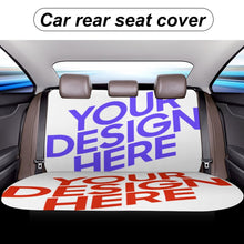 Cargar imagen en el visor de la galería, Funda para asiento trasero de coche personalizado con patrón foto texto
