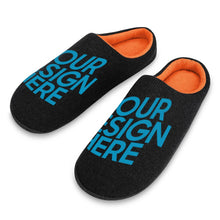 Cargar imagen en el visor de la galería, Pantuflas de Algodón Avanzado para Hombre con Diseño Personalizado Personalizada de Tus Fotos o Textos

