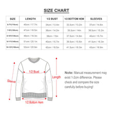 Cargar imagen en el visor de la galería, Suéter Holgado Jersey Casual Suave con Cuello en V para Niñas Chicas MY04 Personalizado con Impresión Completa con Foto Logo Patrón Texto
