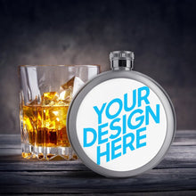 Cargar imagen en el visor de la galería, Petaca de Alcohol (Pegatina de Acrílico) con Diseño Personalizado Personalizada de Tus Fotos o Textos
