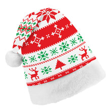 Cargar imagen en el visor de la galería, Gorro de Papá Noel de Navidad con Diseño Personalizado Personalizada de Tus Nombres o Fotos
