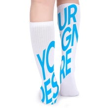 Cargar imagen en el visor de la galería, Calcetines Transpirables Mejor Apoyo para correr atletismo para mujeres y hombres FS0808008 Personalizados con impresión completa con Foto Logo Patrón Texto
