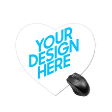 Cargar imagen en el visor de la galería, Alfombrilla de Ratón en Forma de Corazón Personalizada de Tu Propio Diseño
