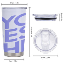 Cargar imagen en el visor de la galería, Taza de Coche con Tapa Plástica Mantener las bebidas frías y calientes JJ0520056 Personalizada con impresión completa de una imagen con Foto Logo Patrón Texto
